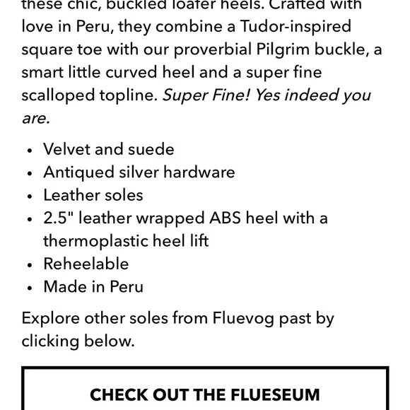 John Fluevog Super Fine Bishop Buckle Pumps W8 - Picture 5 of 5